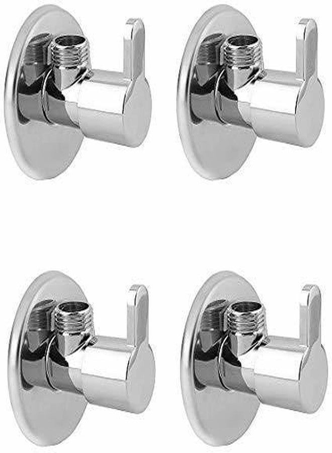 COSWARE صمام زاوية COSWARE Marc للحمام مع شفة مجانية وشريط تفلون، مجموعة من (4) - Image 1